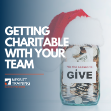 Getting Charitable With Your Team This Holiday Season.